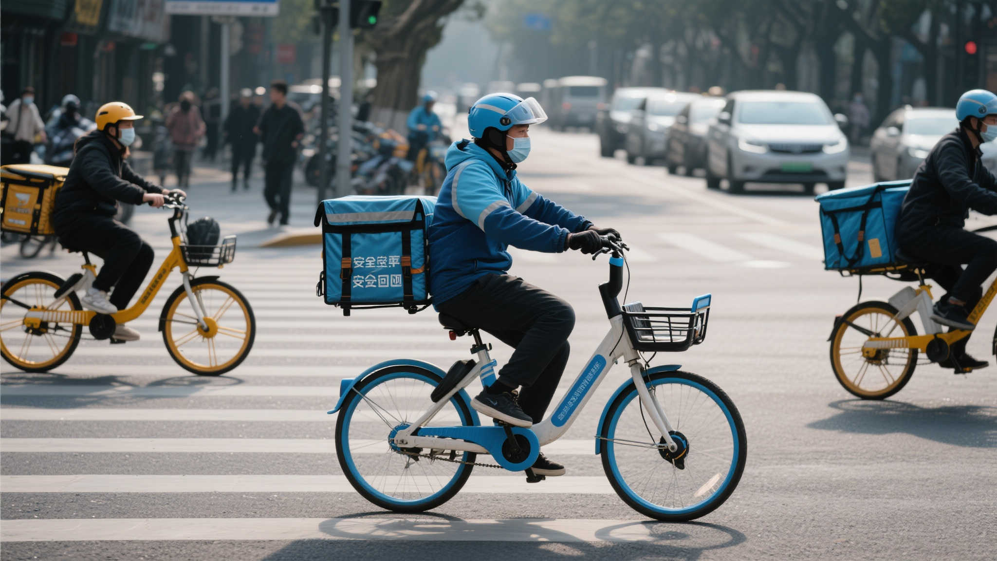 骑手素质参差不齐,安全通行与否引争议 骑手素质参差不齐,安全通行与否引争议