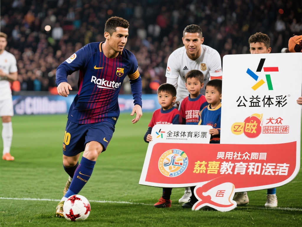 足球巨星参与公益体彩活动，带动社会正能量